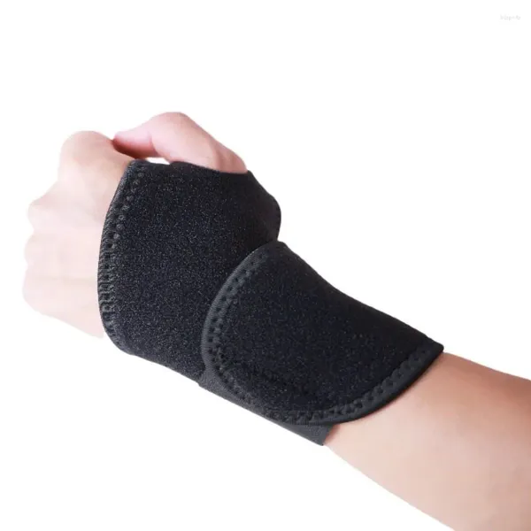 Suporte do pulso preto cinza rosa ajustável na pulseira nylon spandex antipild elástica descompressão
