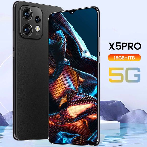 Telefone celular x5pro 3+64 GB, Máquina de tela grande de 7,2 polegadas produzida no mercado interno, Smartphone Android True 4G