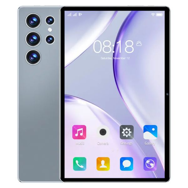 2024 10.1 Tablet PC Çift Sim Wifi Bluetooth 1GB RAM 16GB ROM Android Çift Kamera Yüz Kimliği PC S23