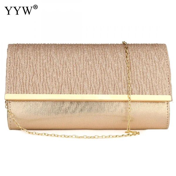 Clutches Frauen Abendtasche über Umhängetaschen Kette Clutch Tasche Dinner Party Tasche Luxury Hochzeitsbalken Roségold Bolsa Feminina