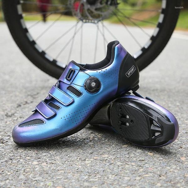 Фитнес -обувь велосипедные кроссовки MTB Clits Shoes Flat Speed Sneakers Road Bike Racing Boots Носит устойчивый горный велосипед