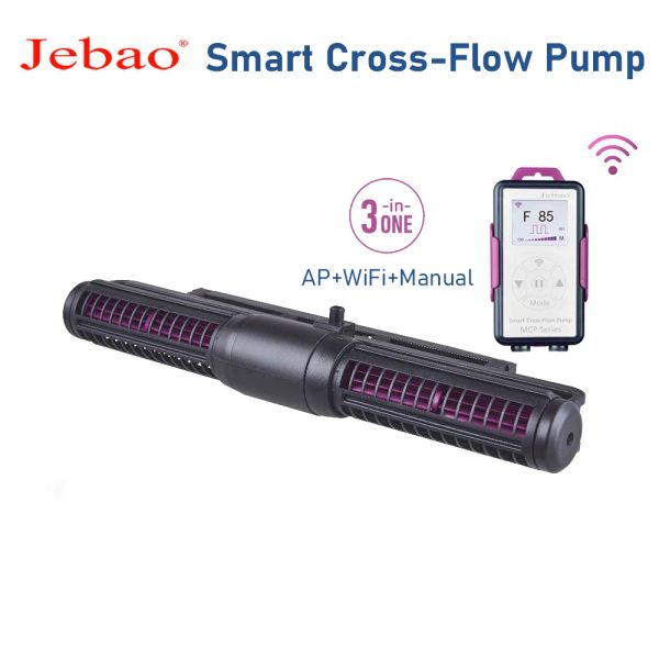 Acessórios Jebao MCP Série Aquarium Tank Wi -Fi Smart Flow Circuating Bombaker Wavemaker com LCD Display Controller