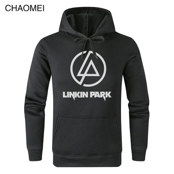 Uomini Nuovo stile felpa con cappuccio Linkin Park Felpa Hip Hop Lincoln Rock Men039S Manica lunga Fasci calda Fasci Casualmente Cappuccio Casualmente C104 T15001435