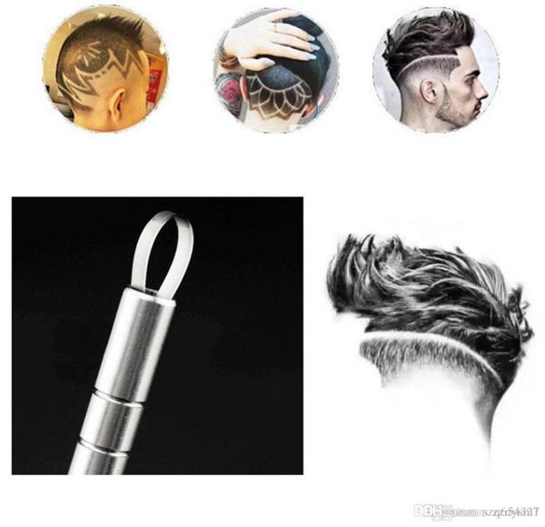 Salon Magic Magic Multifuncional Gravura Pen Shaver Razor Definir Ferramentas de Design de Cabelo de Beardar barbeiro S1671879