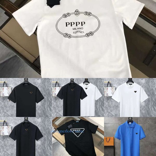 Maglietta designer maschile di qualità corta maniche da uomo e donna camicia coppia modelle cotone abiti hip hop di lusso polo