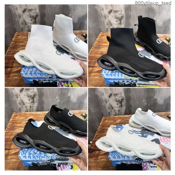 Tênis de onda de tecido Designer Sapatos de meia feminina Moda Casual Casual Canvas Runner Sport Sneaker Tamanho 35-42 EU6V EU6V DU4M