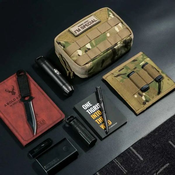 Accessoires Onetigris Military Molle Admin Pouch Taktische Multi -Medical -Kit -Tasche Utility Tool Belt EDC -Beutel für Camping -Wanderjagd