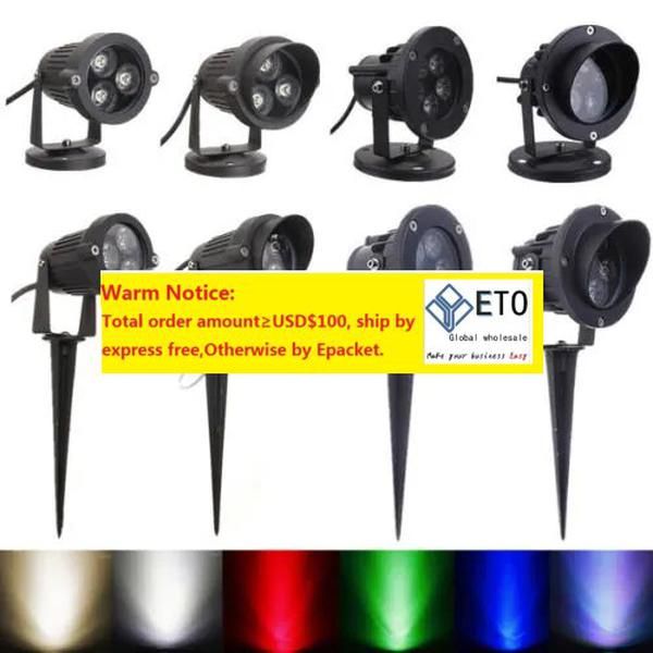 LED Taşkın Spot Işığı Bahçe Açık Dış Mekan Su Geçirmez IP67 6W/10W Peyzaj Duvar Yol Yolu Havuz Çim Tabanlı Çim Lambası 110V - 240V 12V LL