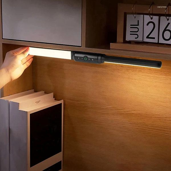 Tischlampen LED -Lichtstreifen häfen unter Schrank mit 10 Helligkeit 3 Farbtemperatur -Lesen für die Betterschaften Kleiderschrank