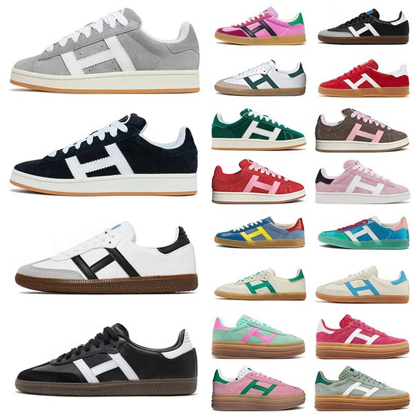 Running Shoes Designers For Men Women Grey Gum OG 00S Shoe Spezial Sneakers Black Branco Branco Brilhante Pink Green Green Purple Mens Treinador 36-45