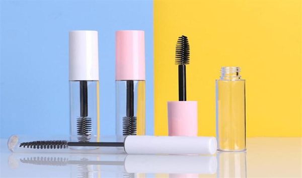 5 Stücke 10 ml leere Mascara -Röhrchen Zauberstab Wimperncreme Container Flaschenflasche Probe Fläschchen mit Gummieinsätzen nachfüllbare Flaschen319W8191264