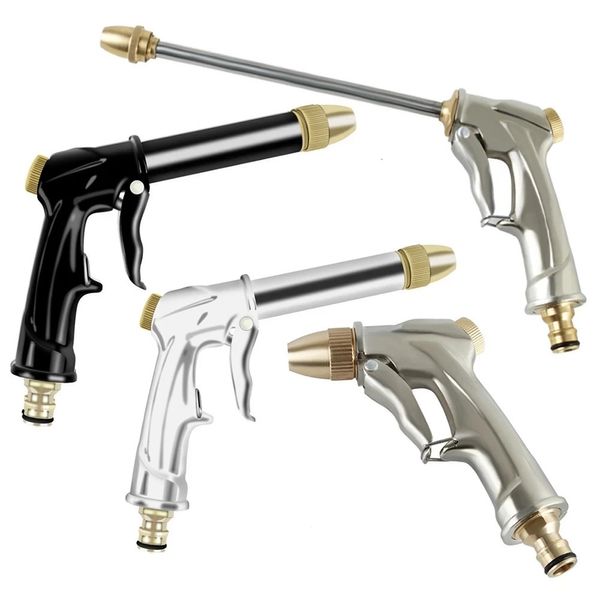 Pistola de água portátil de alta pressão de metal de lavagem de metal ajustável Máquina de lavagem de mangueira de mangueira de mangueira de mangueira de mangueira 240418