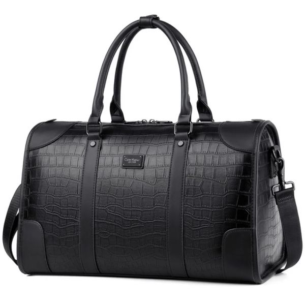 Pasta para cases 2023 Novo jacaré masculino de crocodilo de crocodilo PU bolsas de viagem bolsas de viagem homens bolsa de bagagem de bagagem de bagagem de ombro de homens bolsa de bagagem