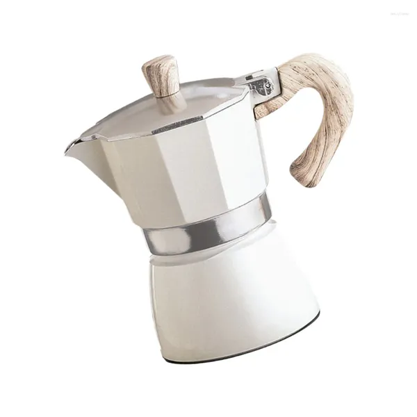 Conjuntos de utensílios de jantar 1pc House Hand Hand Brewing Coffee Pote Espresso (branco)