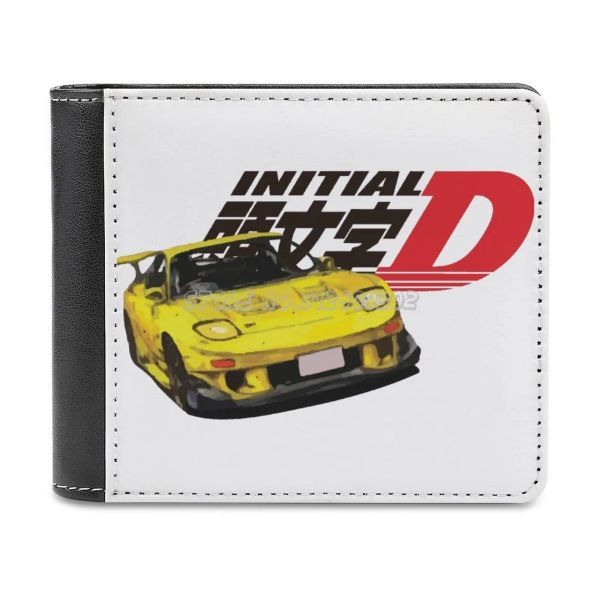 Кошельки initiald keisuke rx7 кожаные кошельки для мужчин с тонкими кошельками держатель кошельки кошельки Money Bag money d keisuke mazda rx 7 mazda rx 7 fd rx