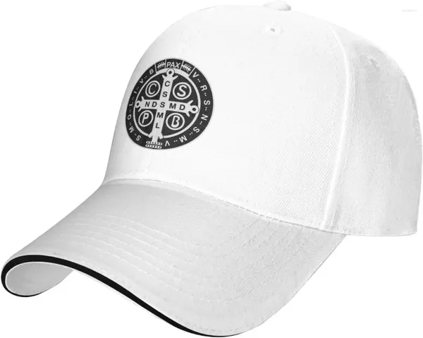 Ball Caps St Benedict Medal Croce Holy Cross Snapback Cap casual Casquette REGOLABILE BASEBALLAPS Women Sports