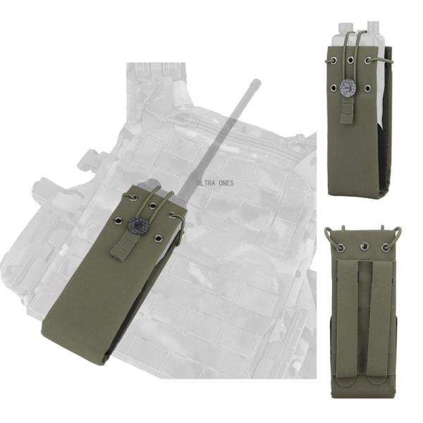 Pacote Tactical Walkie Talkie Pouch Molle Radio Cintura Bag ao ar livre de caça ao ar livre para MPU5 AN/PRC163 AN/PRC152 AN/PRC148