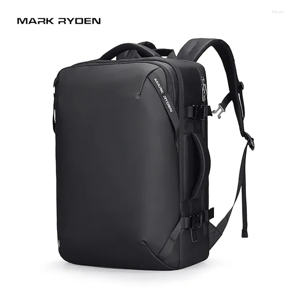 Рюкзак Mark Ryden Travel Men Business School Расширяемая USB -сумка большая мощность 17,3 водонепроницаемость ноутбука