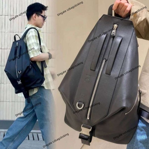 10A Top Designer Bag Men's Handheld Backpack Duffel Bag 1: 1 Высококачественная подлинная кожаная кожаная пакета Классическая школьная сумка с большой емкостью.