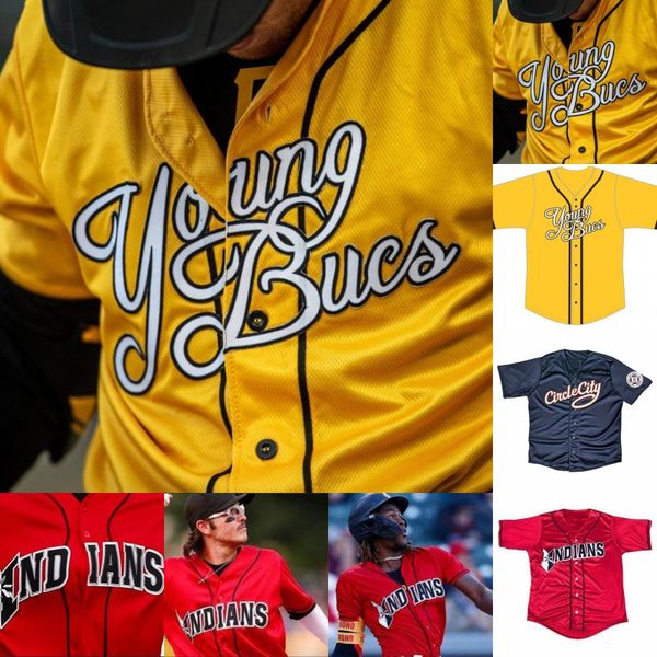 Indianapolis Indians Young Bucs Custom Baseball Jerseys