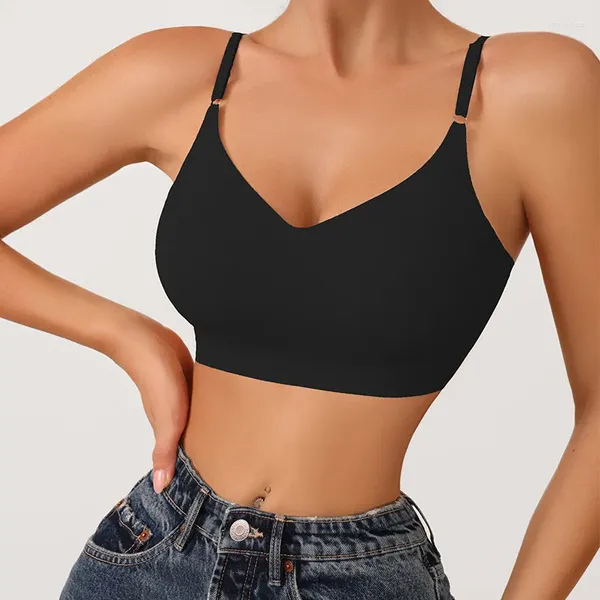 Bras Sexy Sexyless Bralette Mulheres Bra Free Brassieres Free Capt Crop Top Tank Roupa íntima íntima feminina Lingerie