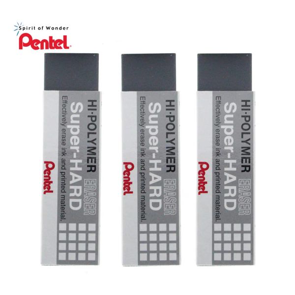 Pens Pentel ZEB20 Eraser de tinta super dura 3pcs/lot gel Gel caneta Correção de cobertura de caneta Correção de correção de papel para a escola