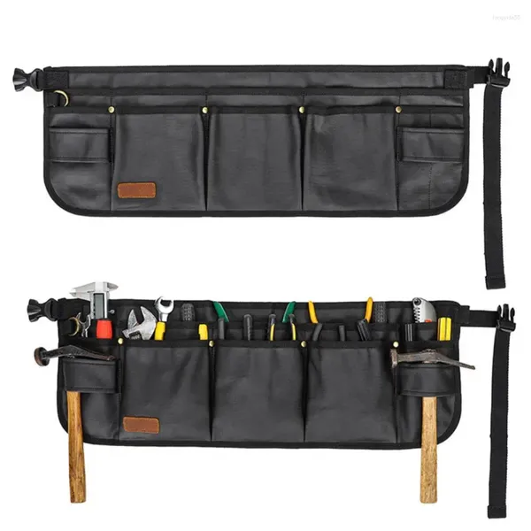 Bolsa de ferramentas de bolsas de armazenamento Cinta de bolsa de bolsa para eletricista Carpenter com vários bolsos Anti-arranhão resistente à prova d'água resistente