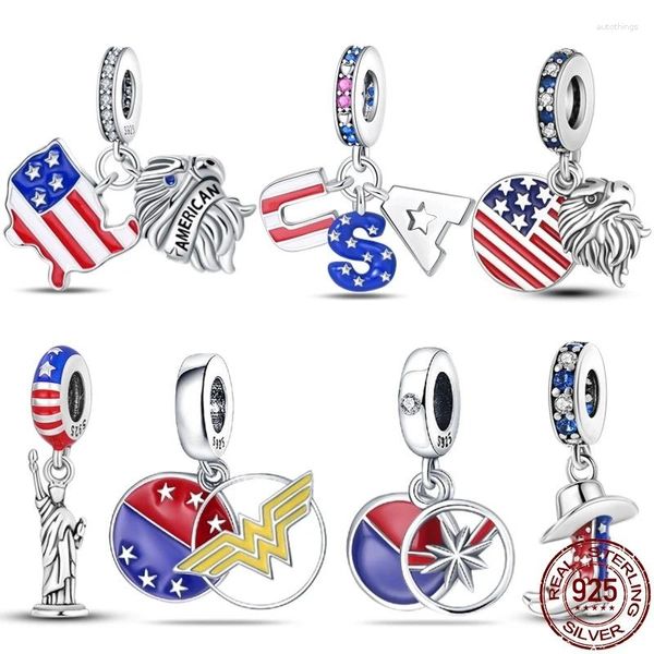 Piccole di gemme sciolte S925 Sterling Silver American Style Series-Heart-Heart Bandies