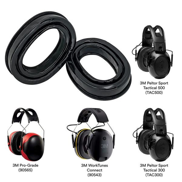 Accessori TCIHeadSet Auricolare Adattatore Tattico Assolare Gel per 3M Peltor Sport Tactical Hudio Aurnoto Afferido Affitta