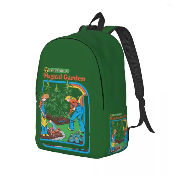 Rucksack Arbor Day Magical Gartenbaum Pflanzung für erwachsene Teenager -Student Daypack okkulte Nostalgie Laptop Computer Canvas -Taschen