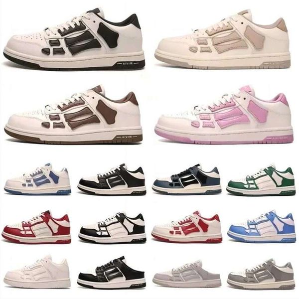 Scarpe da design casual Skel top top osseo sneakers scheletro blu rosso bianco nero grigio verde uomo donna scarpe da allenamento sportiva all'aperto 36