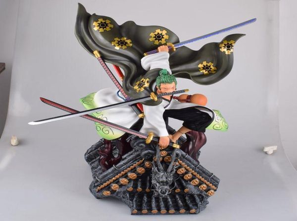 Anime One Piece Land of Wano Country Roronoa Zoro Ver PVC Ação Figura Modelo de Coleção Toys4107978