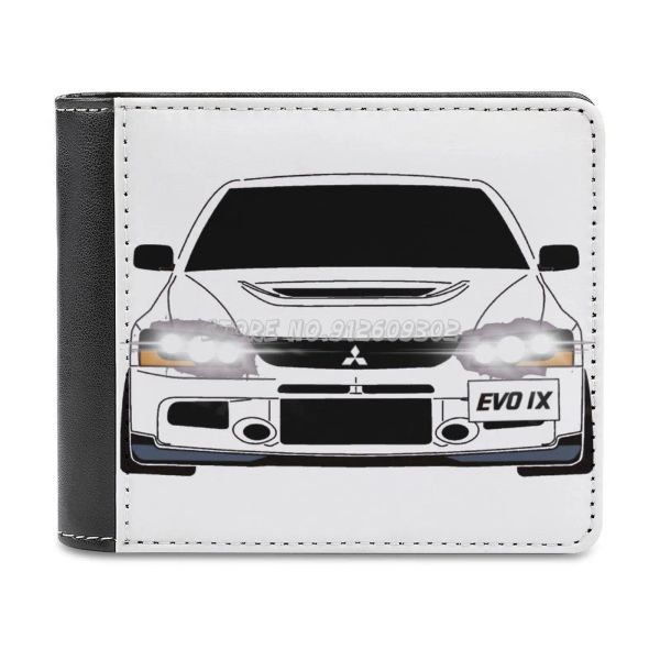 Brieftaschen Lancer Evolution ix Leder Brieftasche Herren Brieftasche Geldbörse Lancer Evo Evolution Mitsubishi