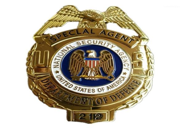 United States Metal Badge Special Agent Detective Coat Lapel Brosche Pin Insignia Officer Emblem Cosplay Collection Film Show19965314