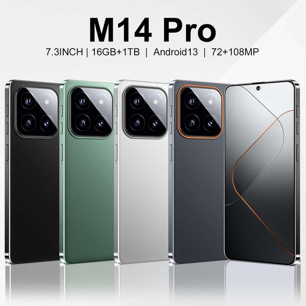Novo smartphone M14Pro Android 4G 3+32g Telefone