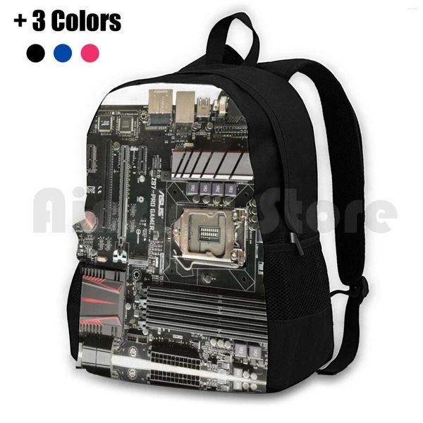 Backpack Computer placa -mãe placa externa caminhada de pilota