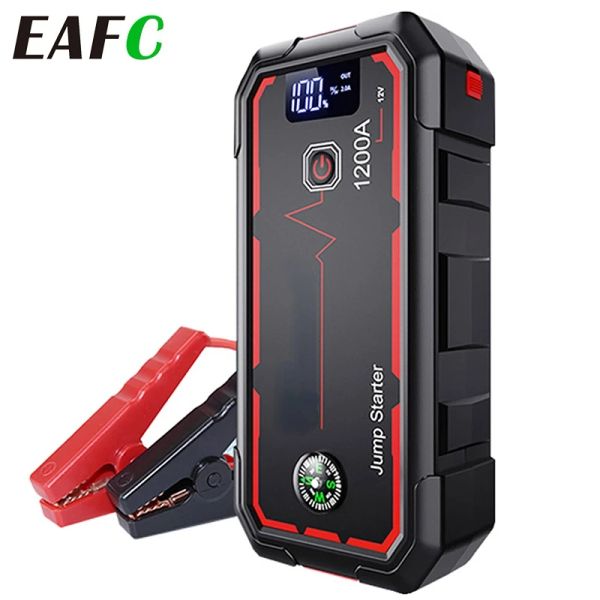 26000 mAh salta auto avviatore portatile caricatore di batteria per batteria per batteria da 1200a dispositivo di avvio a benzina per auto di emergenza