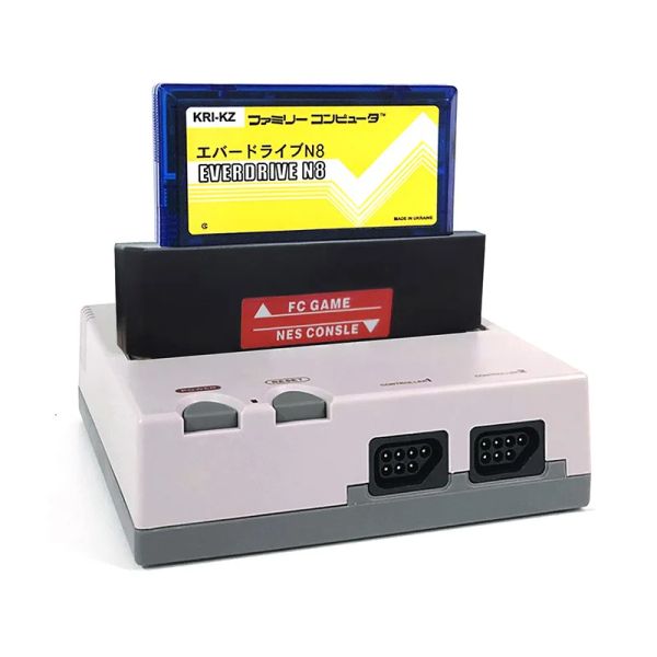 Cards Nintendo Cartridge Convertor Famicom FC 60 PIN -конверт NES 72 CIN -конвертер адаптер