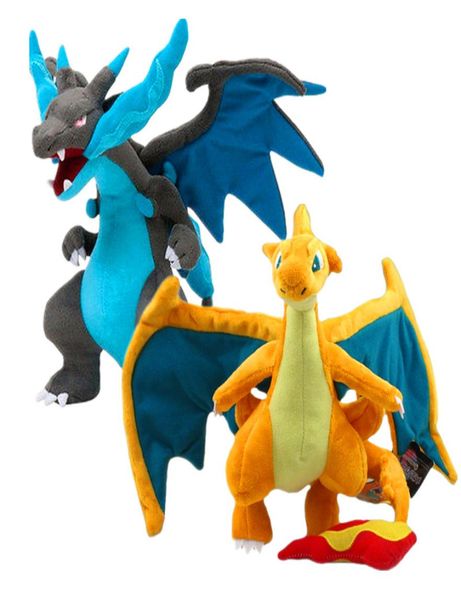 Novo 9quot 23 cm 2 estilos mega evolução xy Charizard Anime Plush brinquedos macios bonecos de pelúcia Presente infantil em ações Favor3339340