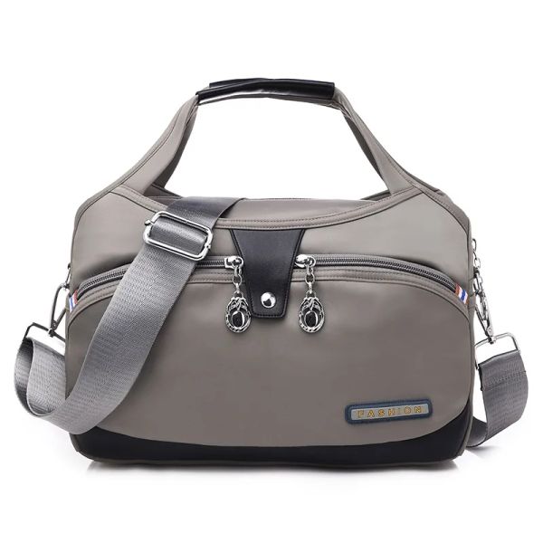 Hobos Canvas Travel Handbag 2023 New Women Feminino Nylon Oxford One ombro Crossbody Oxford Cloth Cask Backpack à prova d'água