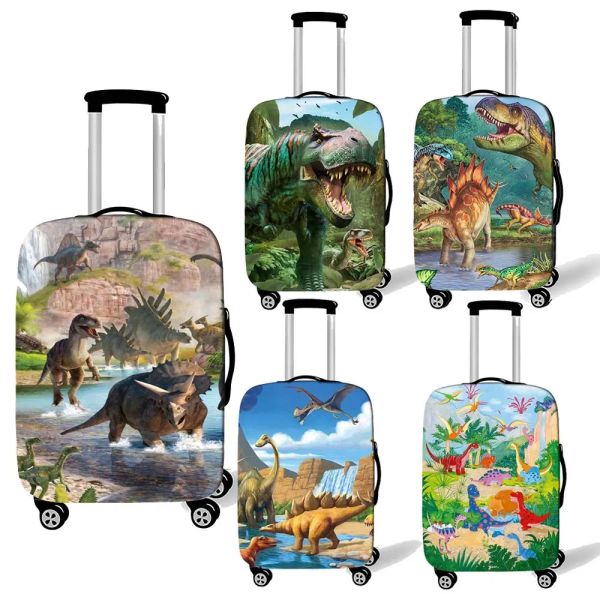 Accessoires Ancient Reptiles Animal Dinosauriergepäckabdeckung elastischer Koffer Schutzabdeckungen für Reise -Antidust -Trolley -Gepäckabdeckungen