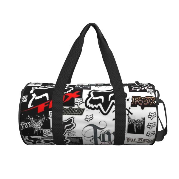 Сумки черные белые гоночные туристические сумки для логотипа Wolf Yoga Gym Bag Men's Prints Must off Mitue Sports Fitnes