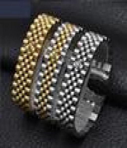 Accessoires Stahlgurt männlich 13mm17mm20mm Sport für Luxus Serie fünf Perlen Full Solid Women Watch Band 2205275516322