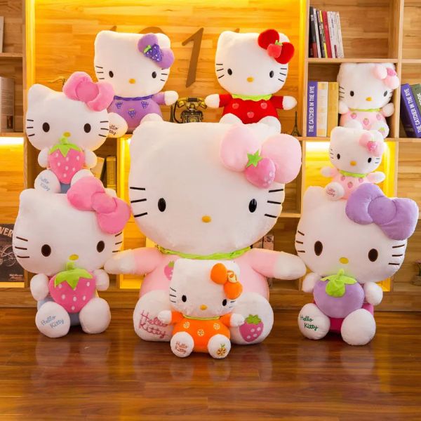 30 cm Natale Nuovo carino cartone animato bambola peluche bambola gatta bambola morbida piena cuscino peluche regalo all'ingrosso in stock