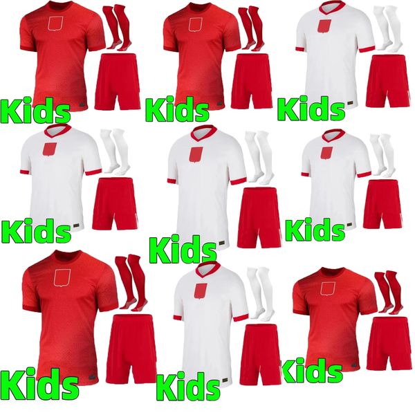 2024 2025 Новые Польши Левандовски совершенно новая детская одежда футбола футбол