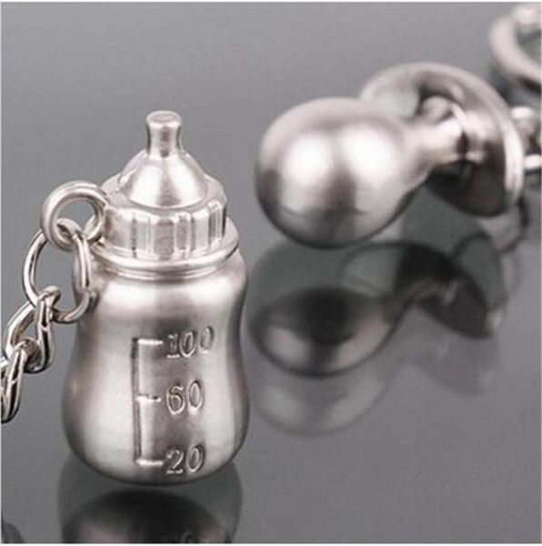 20pairs baby039s Flasche und Nippel Schlüsselbund Hochzeit Gefälle und Geschenke Babyparty Souvenirs Hochzeit Dekoration Supplies 2767242