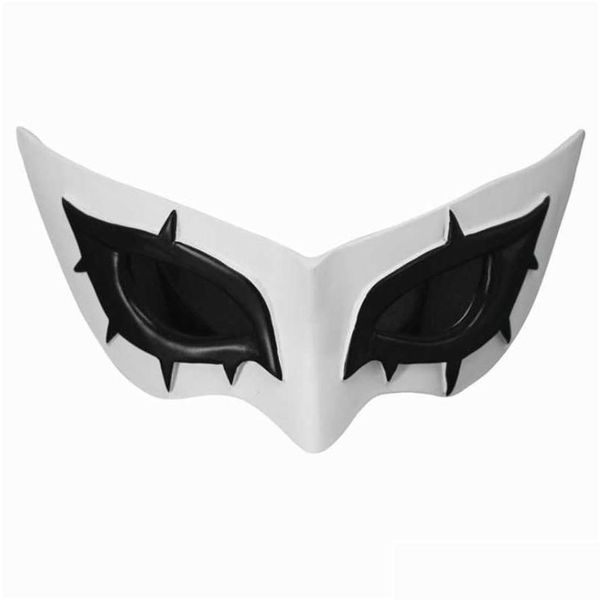 Parti Dekorasyon Persona 5 Kahraman Arsene Joker Maskesi Cosplay Abs Kurusu Akatsuki Prop rolü Cadılar Bayramı Aksesuar H0910 Bırak Deli Dhkeg