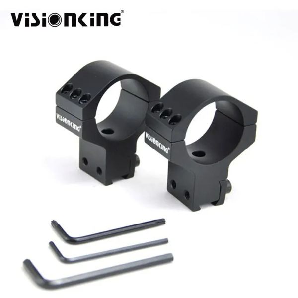 Escopos VisionKing Dovetail 11mm de alumínio Riflescope Rings de 35 mm de montagem em caça tática picatinny 21mm suporte de mira óptica