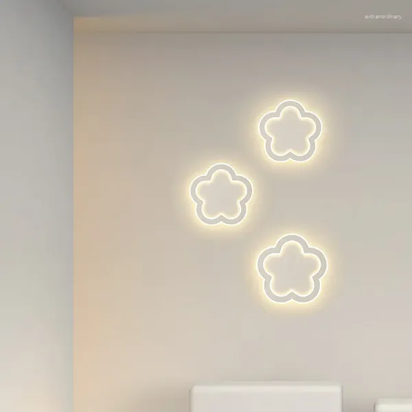 Lâmpada de parede Minimalista de cabeceira de cabeceira simples Lâmpadas modernas LED Designer criativo Sala de estar Estudo do corredor