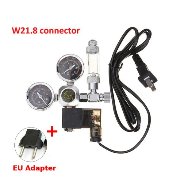 Acquari 220V Aquarium CO2 Regolatore magnetico Solenoide Controllo VAE Contatore a bolle Acquario W21.8 Strumento di serbatoio del pesce per piante d'acqua CO2 CONTROLLA